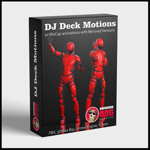 20 DJ Decks Motions (+Mirrored)